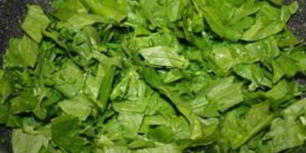 картофель со шпинатом