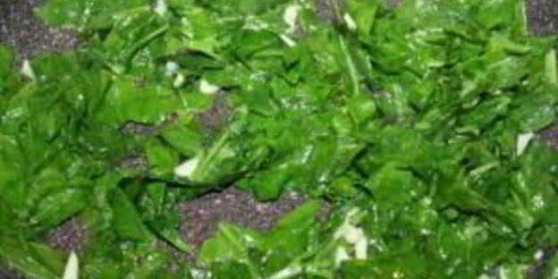 картофель со шпинатом