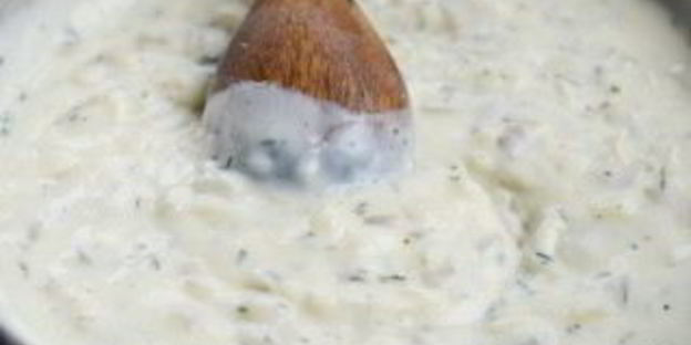 картофель со сметаной и сыром