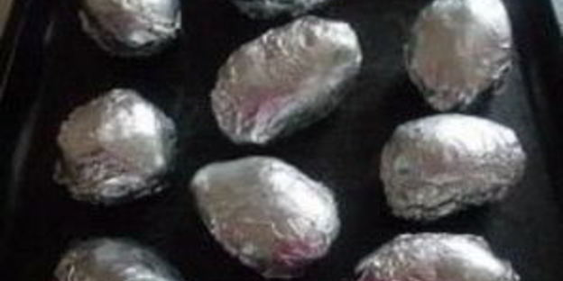 картофель в фольге в духовке