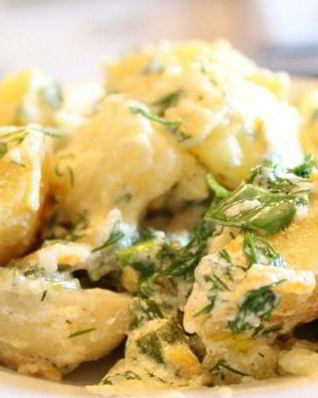 Картофель в сметане на гарнир