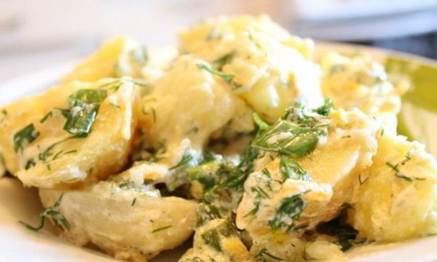 Рецепт картофеля в сметане на гарнир