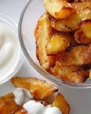 Картофель в соевом соусе на гарнир