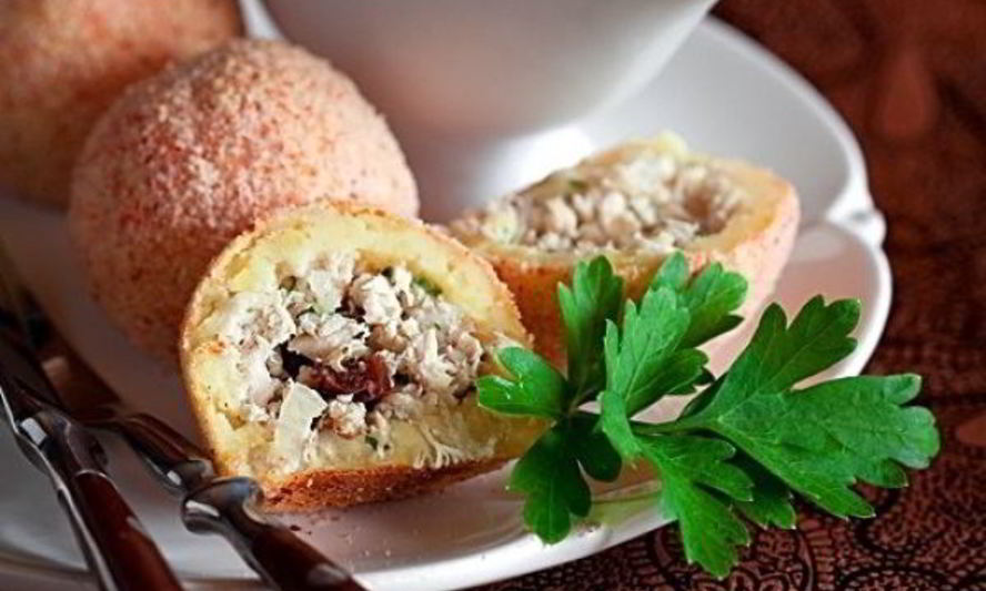 Рецепт картофельных крокетов с грибами