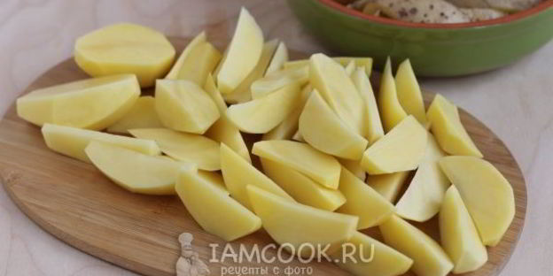 картошка дольками в духовке