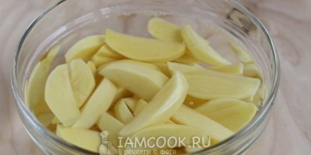 картошка дольками в духовке