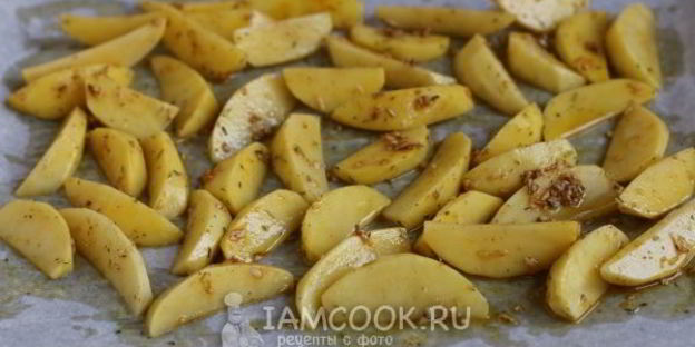 картошка дольками в духовке