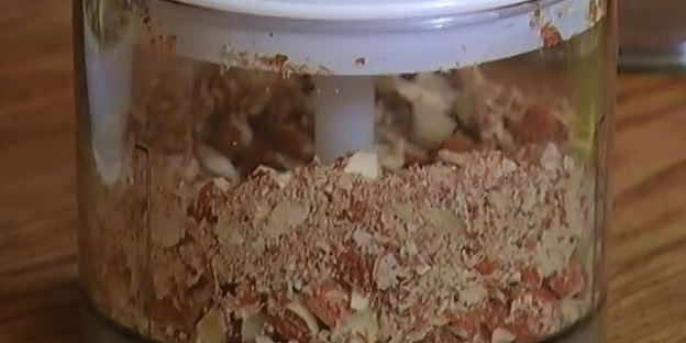 миндально-кремовый рис с ягодами