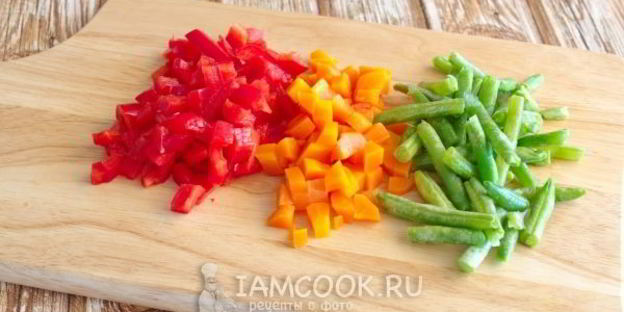 постный рис с овощами