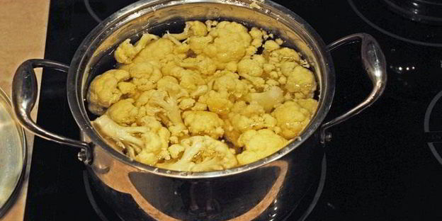 пюре из цветной капусты с чили