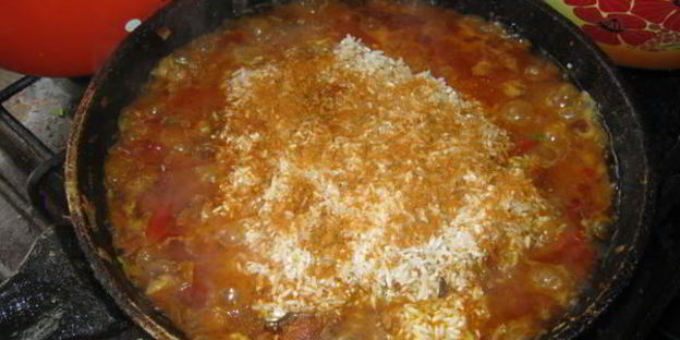 рис делаем дома