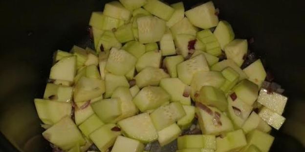 рис с кабачками и фетой