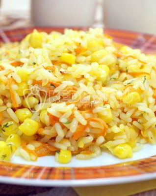 Рис с кукурузой