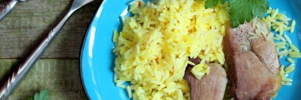 Рис с мясом в духовке
