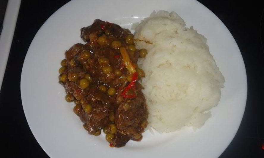 Рецепт риса с мясом