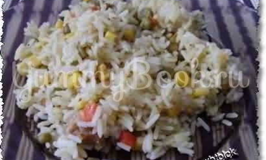 Рецепт риса с овощами и свининой