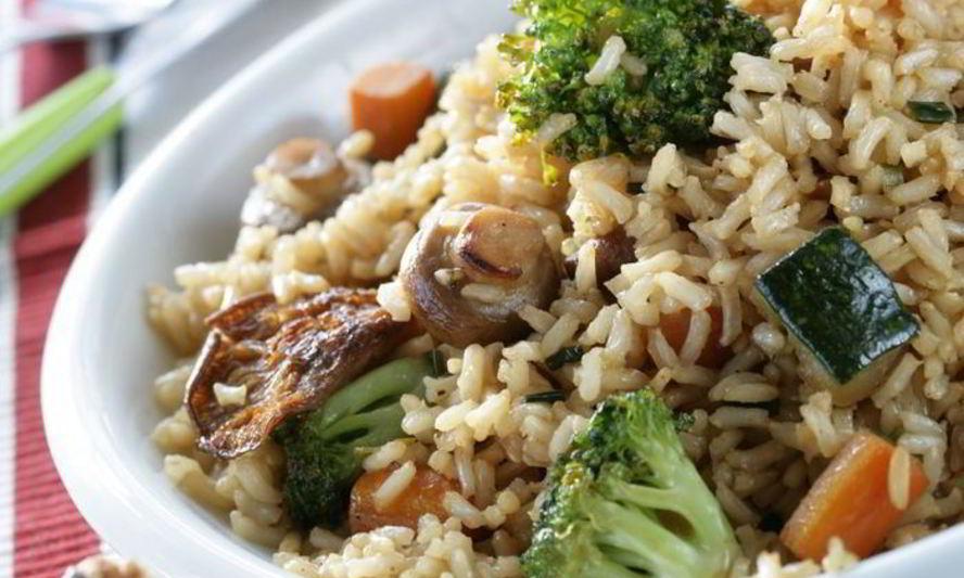 Рецепт риса с овощами