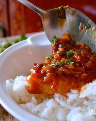 Рис с рыбой