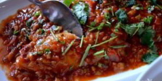 рис с рыбой