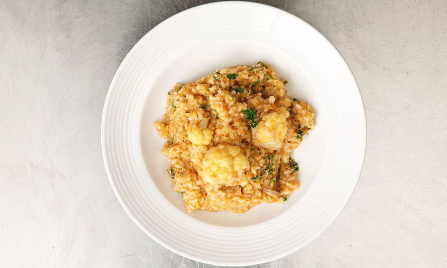 Рецепт риса с треской и цветной капустой