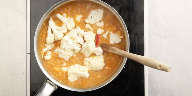 рис с треской и цветной капустой