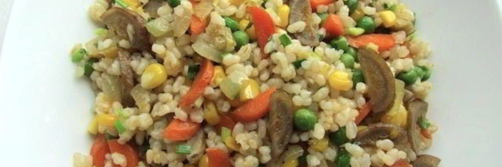 Рис жареный с овощами