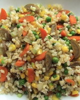 Рис жареный с овощами