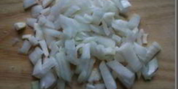 жареная картошка с куриным филе