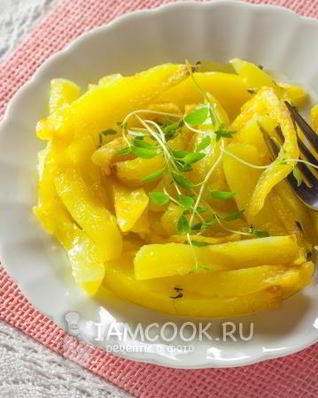 Жареная картошка в микроволновке