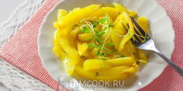 жареная картошка в микроволновке