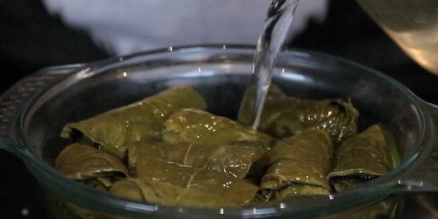 долма с индейкой и кускусом