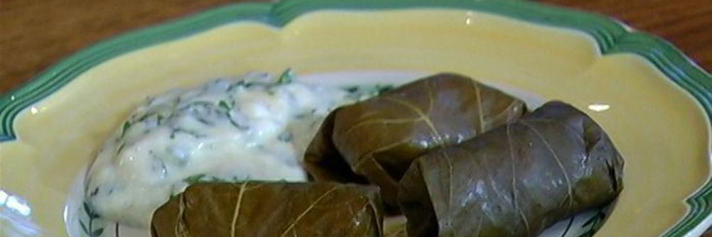 Долма с кускусом и вялеными помидорами