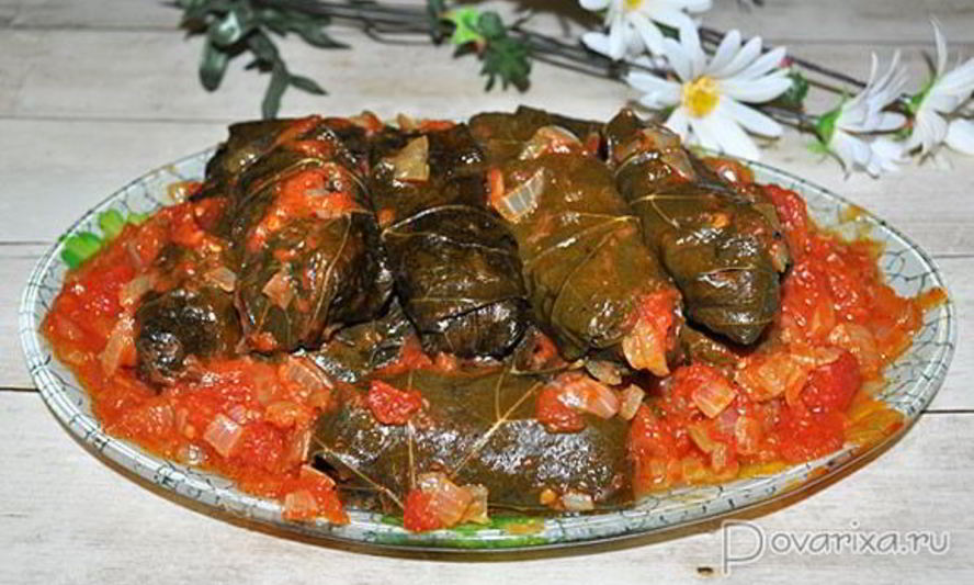 Рецепт долмы в томатном соусе