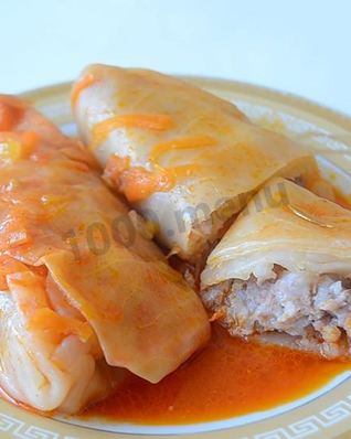 Голубцы из молодой капусты