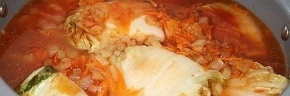 Голубцы из пекинской капусты с мясом по-домашнему