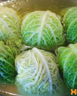 Голубцы из савойской капусты