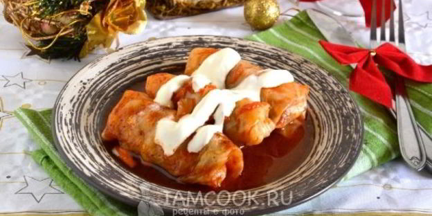 голубцы с фаршем из мраморной говядины