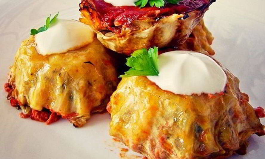 Рецепт голубцов с грибами и курицей в духовке