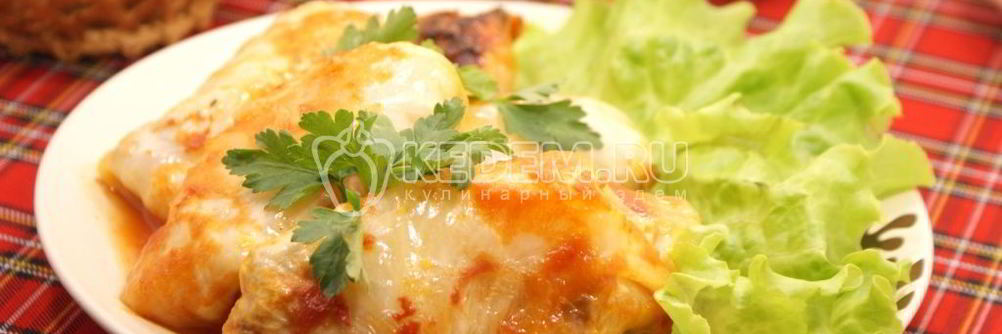 Голубцы с картофелем и грибами