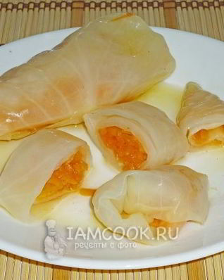 Квашеные голубцы с морковью