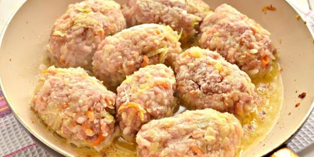 ленивые голубцы на сковороде