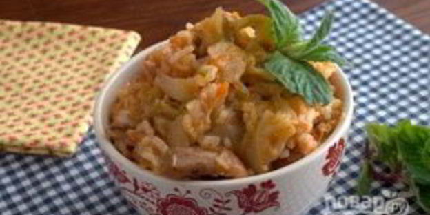 ленивые голубцы овощные