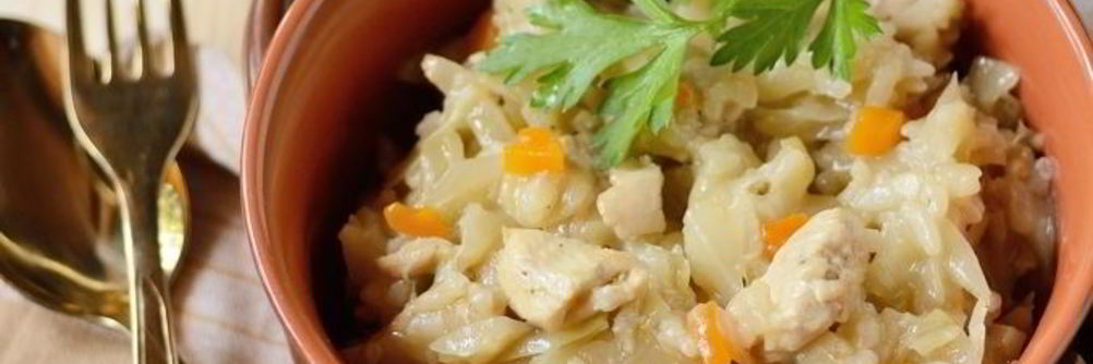 Ленивые голубцы с курицей