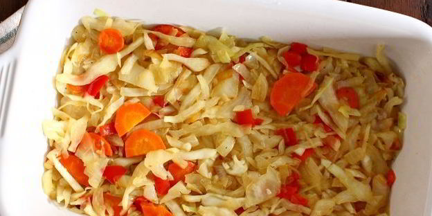 ленивые голубцы слоями в духовке