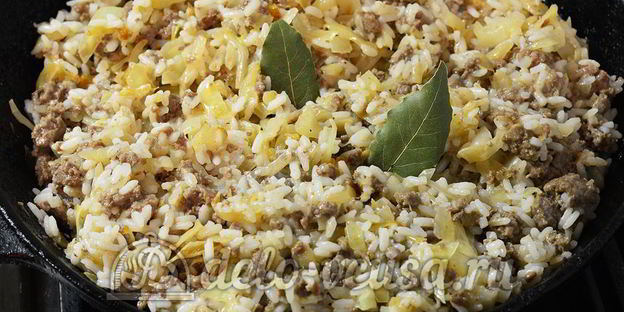 ленивые голубцы со сметаной