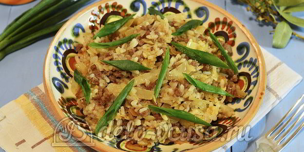 ленивые голубцы со сметаной