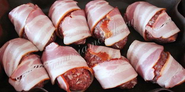 ленивые голубцы в беконе