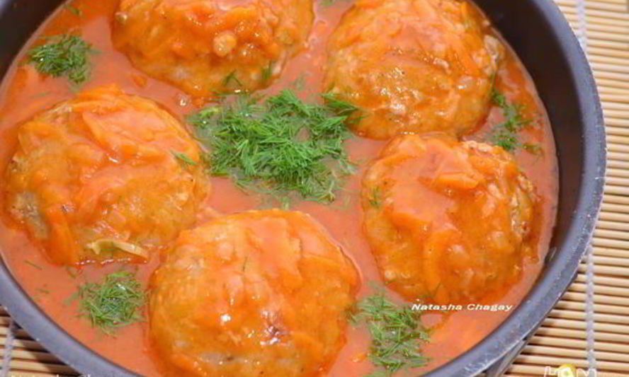 Рецепт ленивых голубцов в томатном соусе