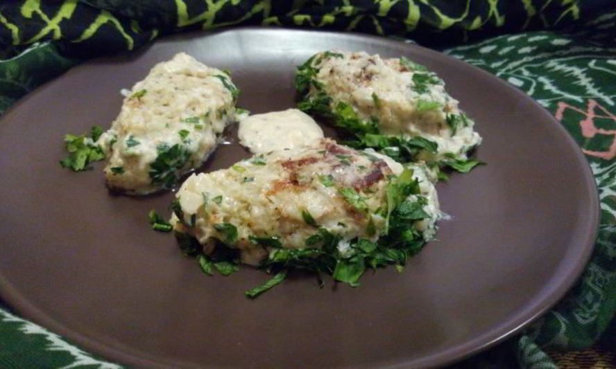 Рецепт ленивых рыбных голубцов в хренно-сметанном соусе