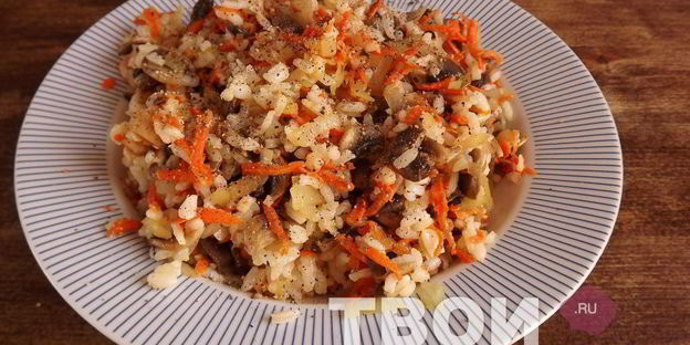 постные голубцы с грибами